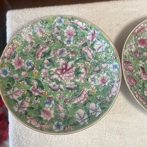 Mille fleur decorative plate